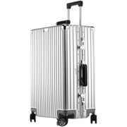 定制LOGO行李箱万向轮22寸铝框团队拉杆箱20登机箱男女旅行箱