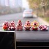 圣诞节车内饰品摆件车载甜品派对系列盲盒草莓熊公仔汽车中控摆件