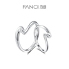fanci范琦银饰莫比乌斯系列倾慕情侣，对戒925银戒子时尚戒指