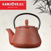 金灶kj-565铸铁壶煮水壶，铁茶壶日式风格生铁壶茶具烧水煮茶壶