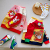 日系miki童装儿童小熊，兔子刺绣卫衣洋气，潮流春秋款男女童宝宝上衣