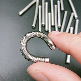 304/316不锈钢精密管蛇骨管柔性钢管弹簧不锈钢毛细管定制切割管