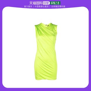 香港直邮Versace 徽标无袖连衣裙 10086361A005721GF10