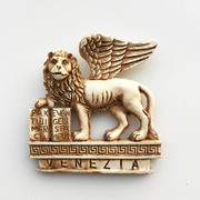 意大利水城威尼斯地标飞狮旅游纪念彩绘工艺品磁铁冰箱贴伴手礼
