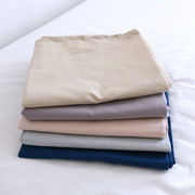 外贸 纯棉床单 平纹纯色简约全棉1.5米床笠1.8米席梦思保护套
