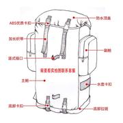 新迷彩背囊携行具男大容量100L双肩背囊户外野营包防水背包