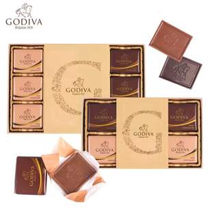 godiva歌帝梵进口牛奶巧克力礼盒片装，黑巧结婚喜糖情人节礼物零食