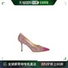 香港直邮Jimmy Choo吉尔 桑达女士高跟鞋高跟坡跟拼色时尚潮流
