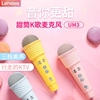 Lenovo/联想 甜筒掌上手机电脑k歌直播内声卡麦克风3.5mm有线话筒