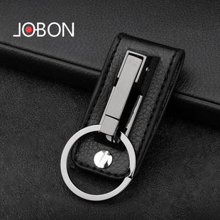 jobon中邦腰带钥匙扣简约个性，男士单环穿皮带汽车，腰挂锁匙扣挂件