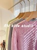 rm原创设计春女童宝宝棉，樱桃镂空糖果色圆领针织开衫毛衣气质