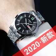 2020全自动机械手表，男士韩版时尚商务男表精钢防水夜光石英表