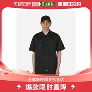香港直邮潮奢 Dickies 男士短袖黑色工作衬衫