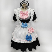 日系动漫女士lolita女仆服装套装洛丽塔cos衣服女佣白黑色连衣裙