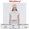 whyberry24ss“贩卖心动”蕾丝爱心t恤修身百搭纯色短袖上衣女