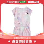香港直邮潮奢 Nike 耐克 女童天蓝色染色针织连衣裙(儿童)童装