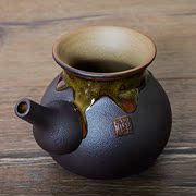 日式仿古茶具粗陶公道杯手工分复古茶海陶瓷匀杯功夫茶茶具