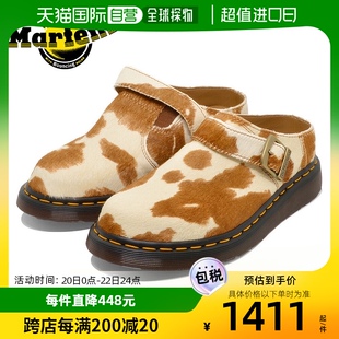 日本直邮Dr.Martens 一脚蹬男士女士 Isham 带扣穆勒鞋 31088934