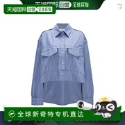 香港直邮Victoria Beckham 长袖衬衫 1224WSH005374A条纹