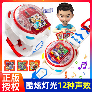 咖宝车神手表儿童变身器小咖召唤器玩具男孩，卡宝魔方哈宝战神