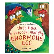 预售三只母鸡、一只孔雀和一个巨大的蛋，threehensapeacockand，theenormousegg原版图书外版进口书籍英文儿童绘本