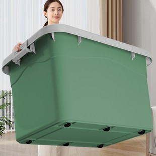 超大塑料收纳箱家用大容量衣服衣物玩具储物箱子车用后备箱整理盒