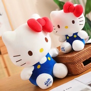 hellokitty公仔正版凯蒂猫玩偶哈喽KT毛绒玩具布娃娃可爱女孩礼物