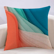 现代简约抱枕套含芯彩色清新几何靠枕北欧客厅沙发靠背床头大靠包
