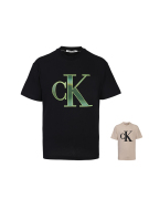保税仓 Calvin Klein2024夏季短T男士高端潮牌纯棉短袖T恤