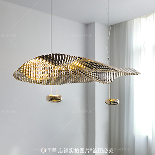 意大利餐厅吊灯设计师现代简约创意水滴样板房展厅艺术创意吊灯