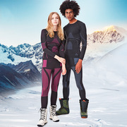 漂途滑雪内衣裤套装男女款，保暖透气速干排汗户外运动功能内衣套装
