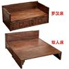 新中式实木罗汉床弥勒榻，客厅箱体多功能沙发床，1.5米1.8推拉小户型
