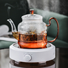 家用大容量玻璃茶壶煮茶壶耐高温泡茶壶日式花茶壶茶杯下午茶茶具