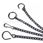 1.2线黑色日光灯吊链 安全出口挂链 金属小 铁链子广告牌链条挂链