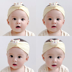 日本进口0-2岁宝宝发带护卤门帽