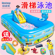 儿童充气游泳池大号，家用婴儿宝宝游泳桶加厚大型家庭，小孩洗澡池
