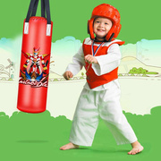 儿童拳击沙袋实心散打沙包吊式，家用空心训练跆拳道成人健身器材
