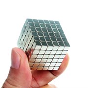 磁力魔方魔力巴克球5mm216颗正方形磁铁吸铁石，减压益智玩具积木
