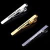 Dropshipping Personalized Customized DIY Logo Laser Tie Clip