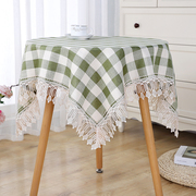 小圆桌桌布茶几布长方形简约现代客厅餐桌布布艺家用正方形台布