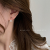 轻奢高级感天然珍珠，耳环小众设计感复古耳饰个性耳钉2023