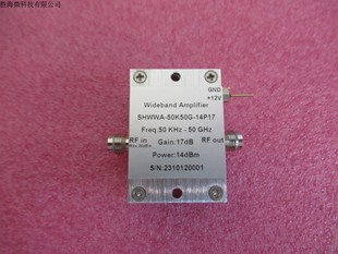 50KHz-50GHz 17dB增益 14dBm功率 1.85mm接头 RF 微波宽带放大器