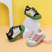 小童学步鞋子婴儿童男宝宝帆布鞋日系秋季女童单鞋男童防撞休闲鞋