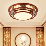 新中式吸顶灯客厅灯2024年圆形，卧室仿古餐厅灯中国风实木灯具