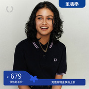 fredperry女士polo衫2024夏季休闲麦穗刺绣，纯棉短袖t恤g3600