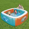 51132 正方形窗口亲子儿童水池婴幼儿充气戏水池海洋球池