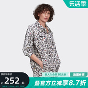 阿迪达斯茄克，女三叶草外套jacket印花图案，运动服fl4136