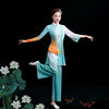新古典舞演出服女飘逸中国风扇子舞表演服秧歌服装醉春风舞蹈