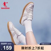 中国乔丹德训鞋女鞋2023夏季小白鞋休闲运动鞋子女款板鞋