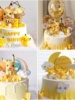 皮卡丘蛋糕装饰摆件可爱比卡丘宠物小精灵球儿童宝宝生日烘焙插件
